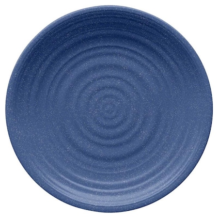Tarhong TarHong Blue Bamboo/Fiber Artisan Dinner Plate 1 each PAN1105MCDBL